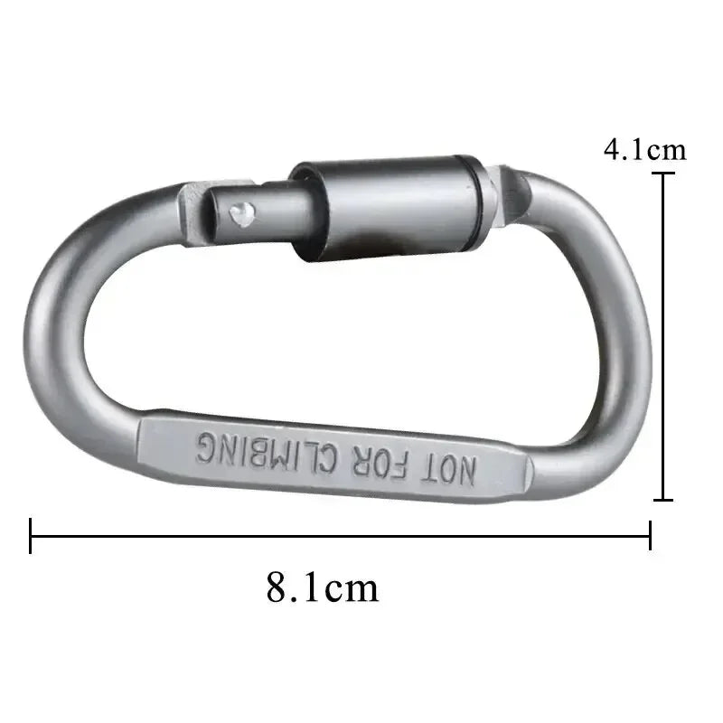 Aluminium Carabiner Set - Pack of 6