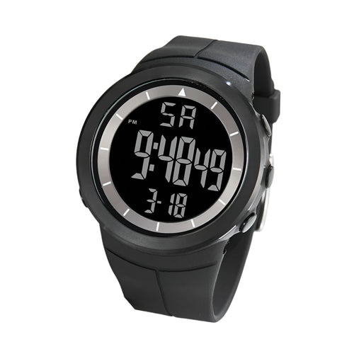 Digital Watch - 50M Waterproof, Shock-Resistant, LED Display