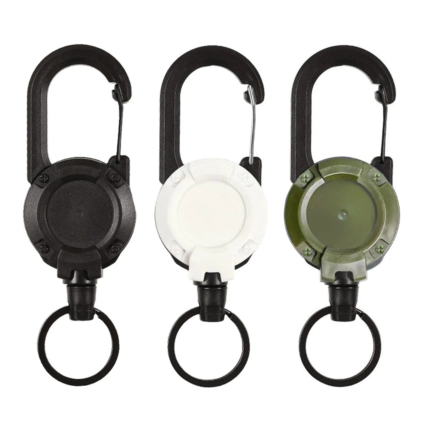 Retractable Wire Rope Keychain